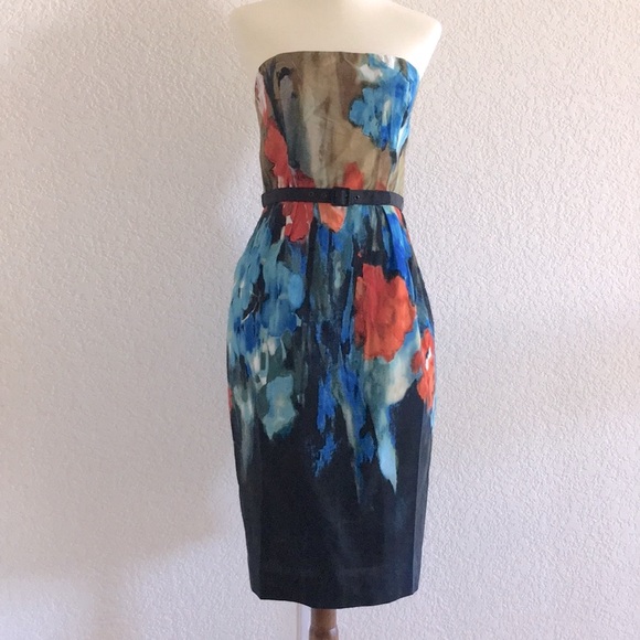 NWT Anthropologie watercolor print dress - Picture 2 of 4